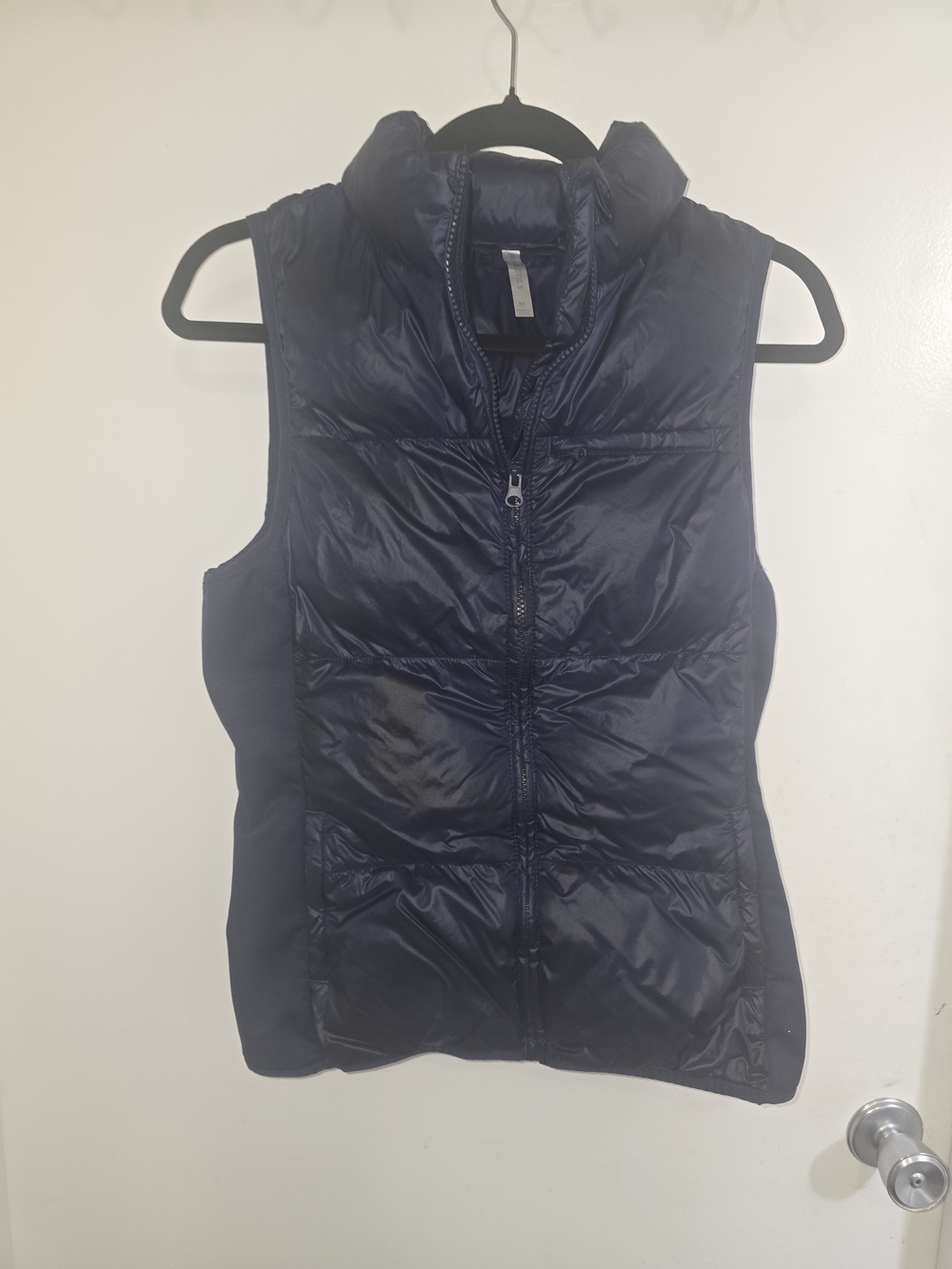 Fabletics Navy Quilted Puffer Vest